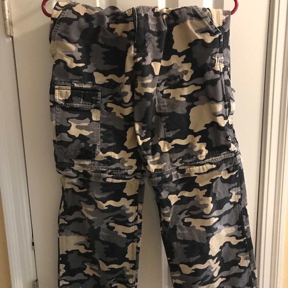 Unzip Camo Pants/Shorts